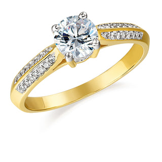 1.20 Carat Petite Accolade Ring