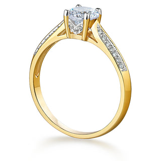 1.20 Carat Petite Accolade Ring