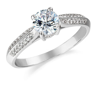 1.20 Carat Petite Accolade Ring