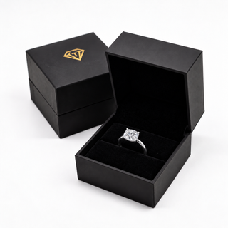 2 Carat East-West Cushion Ring