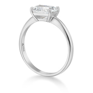 2 Carat East-West Cushion Ring