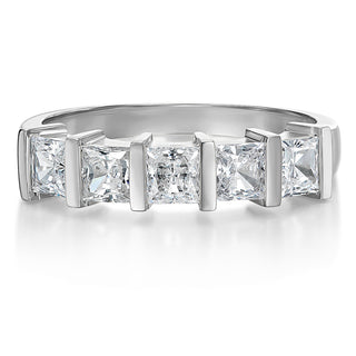 5-Stone Princess Eternity Ring