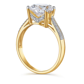 3.75 Carat Grand Accolade Heart Ring