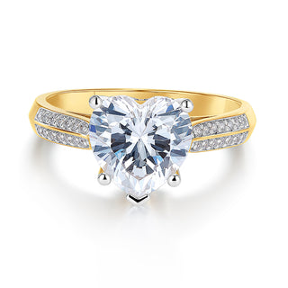 3.75 Carat Grand Accolade Heart Ring