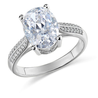 3.75 Carat Grand Accolade Oval Ring