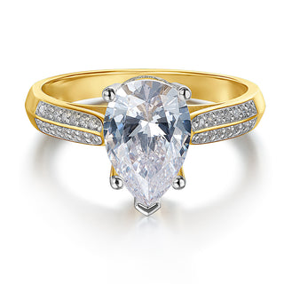 3.25 Carat Grand Accolade Pear Ring