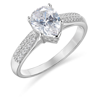 2.25 Carat Accolade Pear Ring