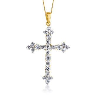 Shimmering Cross Pendant