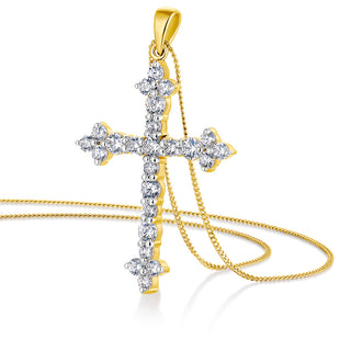 Shimmering Cross Pendant