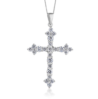 Shimmering Cross Pendant