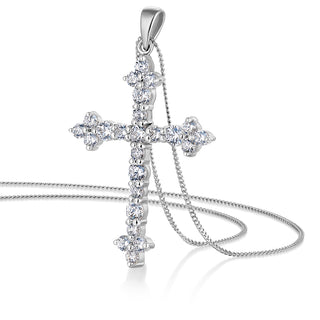 Shimmering Cross Pendant