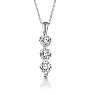 Triple Heart Cut Pendant