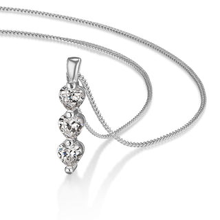 Triple Heart Cut Pendant