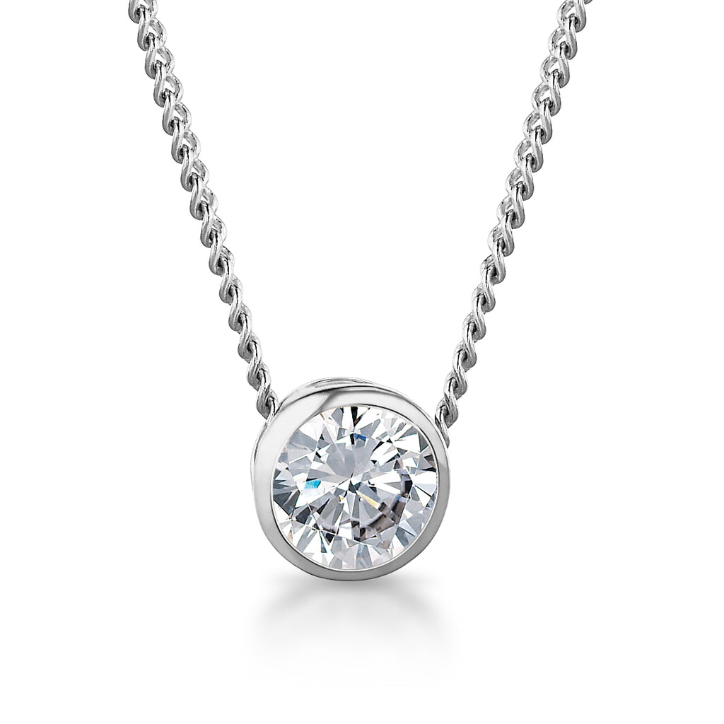 1.25 ct. t.w  Bezel Solitaire Pendant