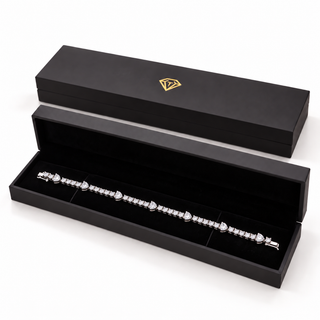 Ribbon And Hearts Bracelet
