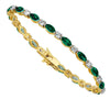 Tru-Emerald Cascade Bracelet