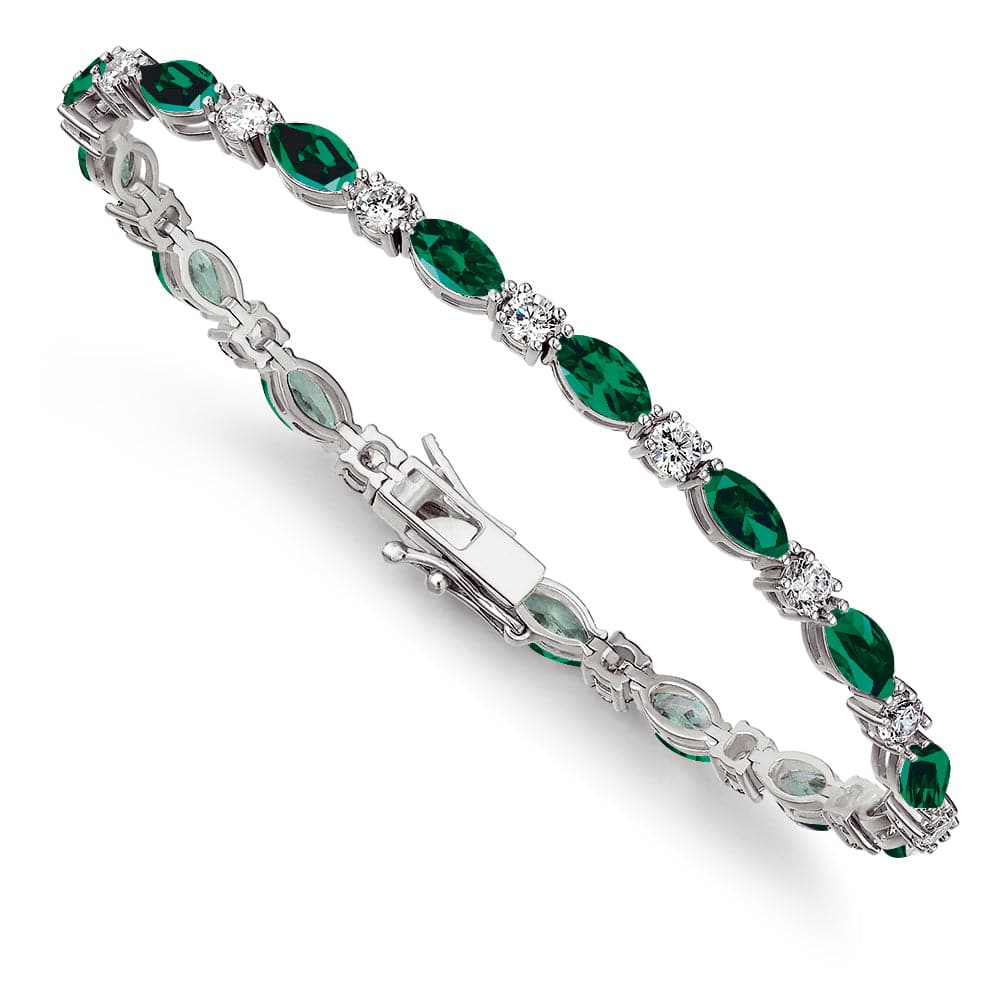 Tru-Emerald Cascade Bracelet