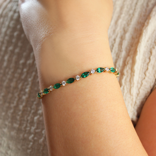 Tru Emerald Cascade Bracelet