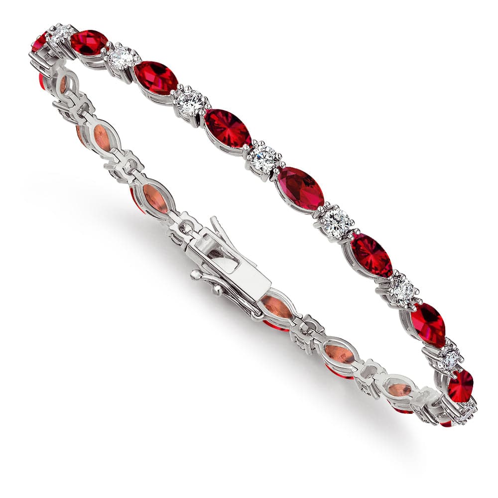 Tru-Ruby Cascade Bracelet