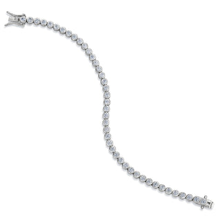 Signature Bezel Tennis Bracelet
