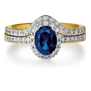 Tru Sapphire Cincature Ring Set