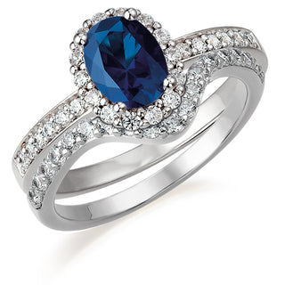 Tru Sapphire Cincature Ring Set