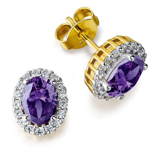 Tru Amethyst Cincature Earrings