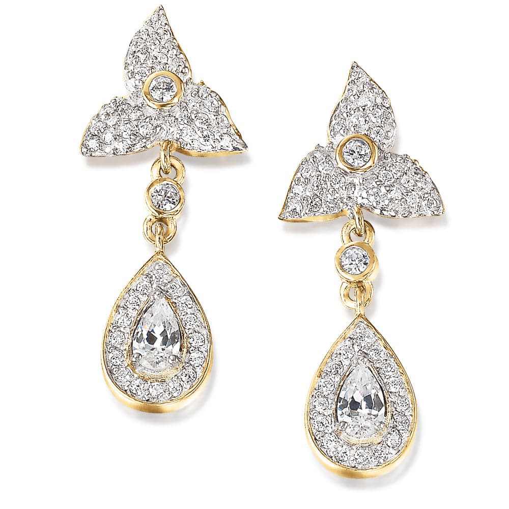 Pippa's Royal Wedding Earrings 18ct Gold Clad