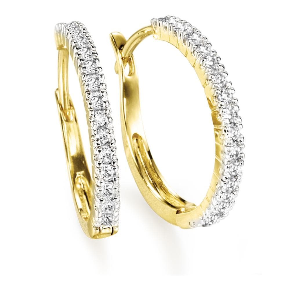 Simply Chic Hoops 18ct Gold Clad