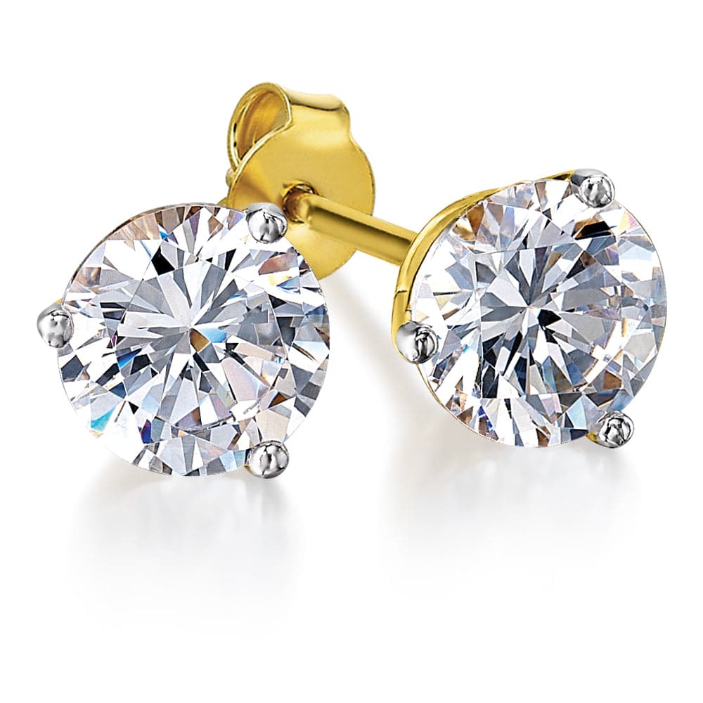 Round Diamond Stud Collection | Lee Michaels Fine Jewelry