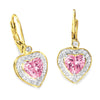 Pink Captivated Hearts Earrings