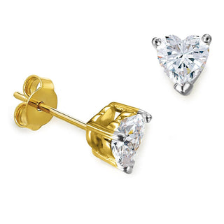 Heart Stud Earrings