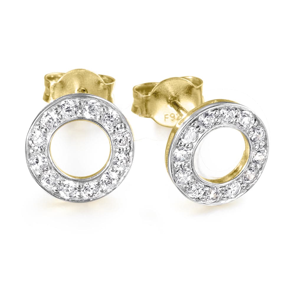 Circle of Life Earrings 18ct Gold Clad