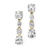 Reflections Drop Earrings 18ct Gold Clad