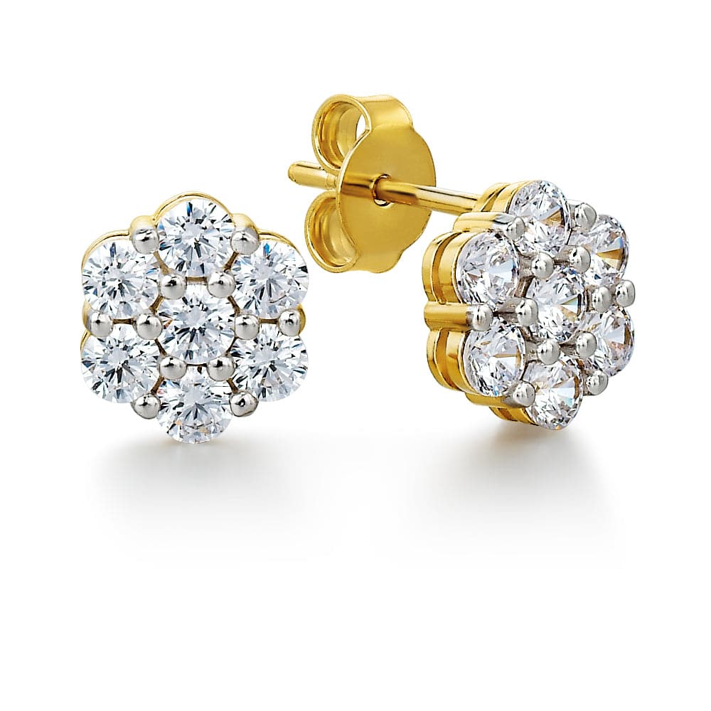 Eternal Bouquet Earrings 18ct. Gold Clad