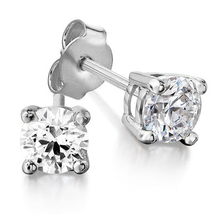 0.50 Carat Solitaire Earrings