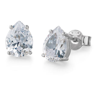 1.75 Carat Pear Cut Earrings