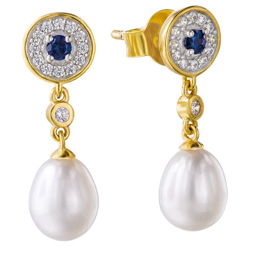 Perceptive Pearl  Drops 18ct Gold Clad