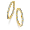 Simplistic Hoop Earrings 18ct Gold Clad