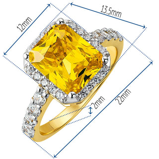 Yellow Champagne Ring