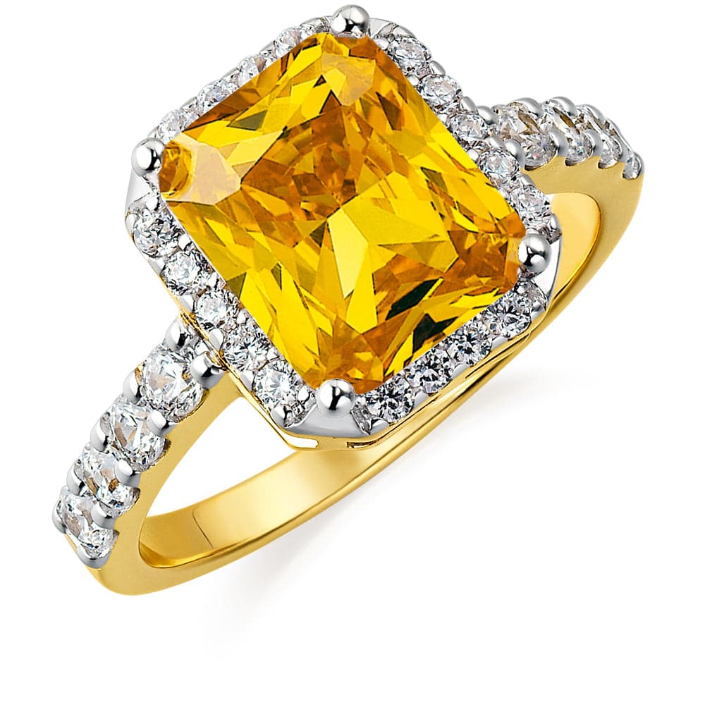Yellow Champagne Ring