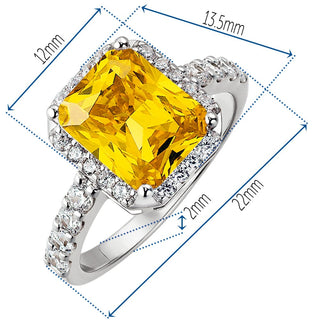 Yellow Champagne Ring