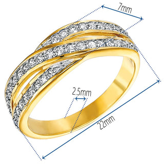 Gleaming Galaxy Ring