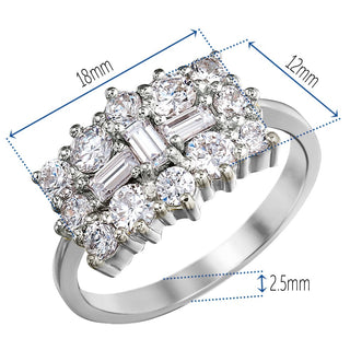 Elegant Splendour Cluster Ring