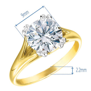 Pristine Solitaire Ring