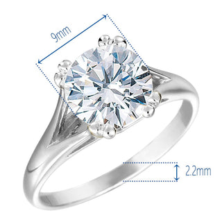 Pristine Solitaire Ring