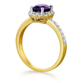 Tru Amethyst Cincature Ring