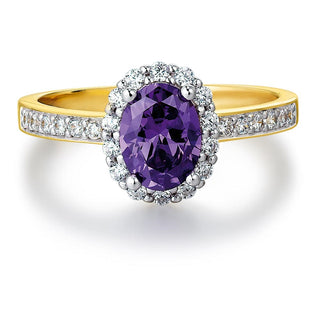 Tru Amethyst Cincature Ring