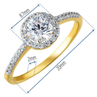 Posh Halo Ring