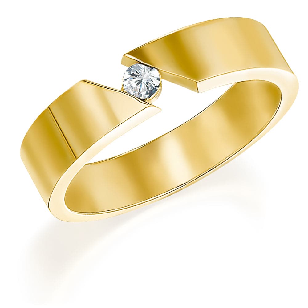 Modern Gents Wedding Band – TruDiamonds International